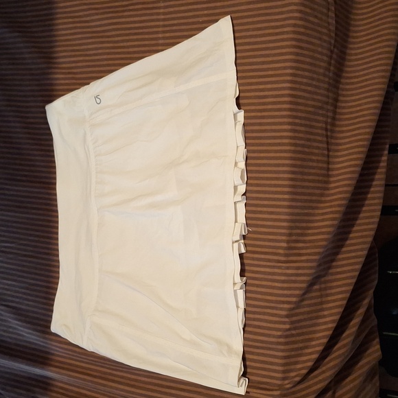 GAP Dresses & Skirts - Cream Mini Skater Skirt with Pleats